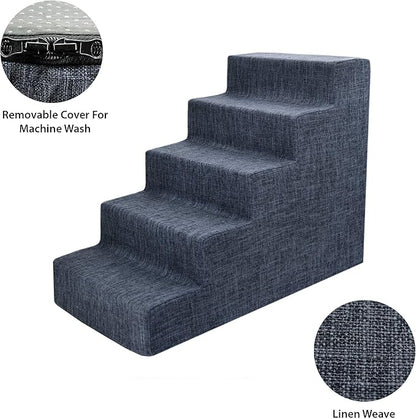 Best Pet Supplies Dog Stairs for Small Dogs & Cats 5-Step