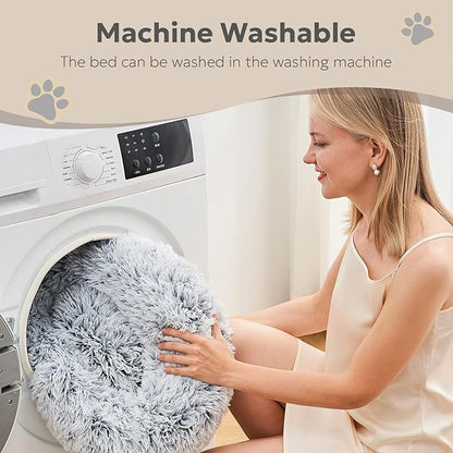 Calming Donut Dog Beds for Small Dogs and Cat 23")