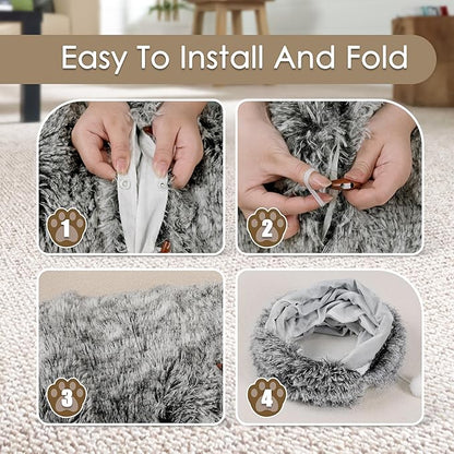 Cat Tunnel Bed for Indoor Cats