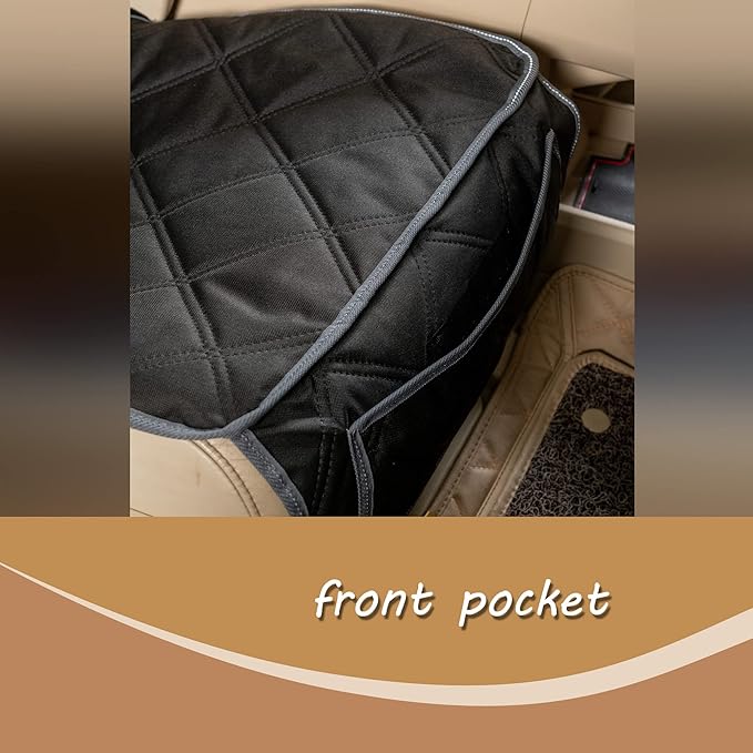 YESYEES Dog Front Seat Covers for Cars 2 Pack 4 Nonslip