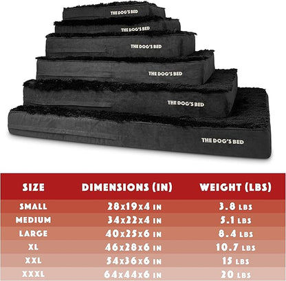 The Dog’s Bed Orthopedic Memory Foam Jumbo Dog Bed 64x44, Pain