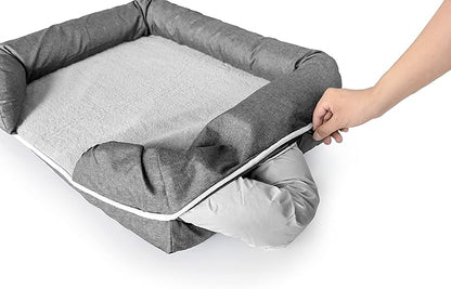 Solid Memory Foam Dog Bed