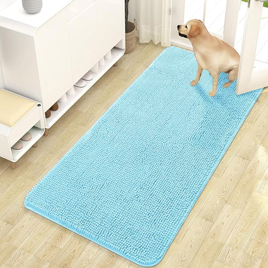 OLANLY Dog Door Mat for Muddy Paws 47x24