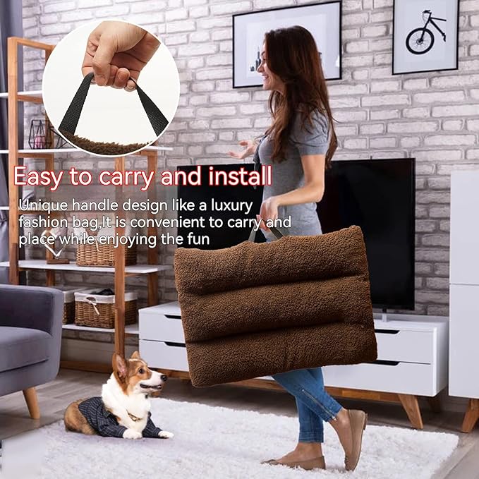 Large Dog Bed Crate Pad Luxury Plush Soft