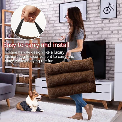 Large Dog Bed Crate Pad Luxury Plush Soft