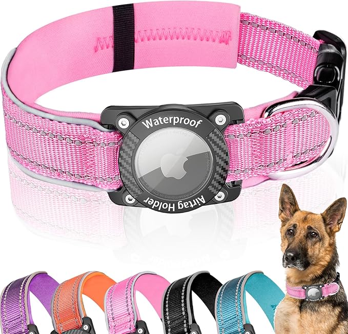 AirTag Dog Collar 100% Waterproof