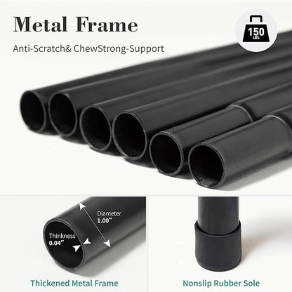 Cooling Elevated Dog Bed with Pillows