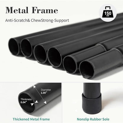 Cooling Elevated Dog Bed with Pillows