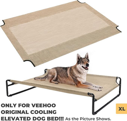 Veehoo Dog Bed Replacement Cover for CWC2201, Size XL, Beige Coffee