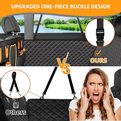 Hard Bottom Back Seat Extender for Dogs