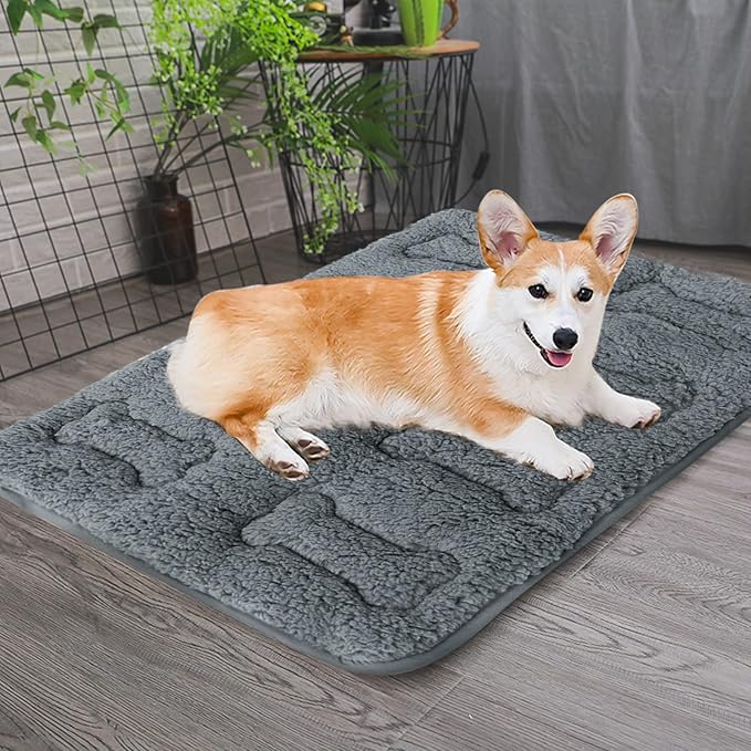 Dog Bed Crate Mat(30" X 19") 2 Pack