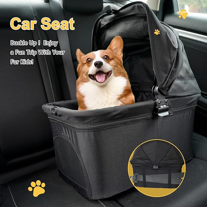 3 in 1 Dog Stroller 33lbs with