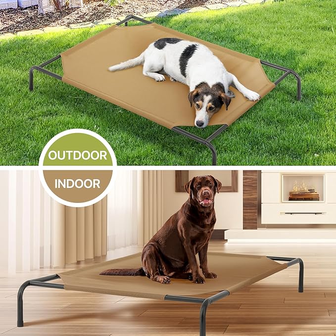 MoNiBloom Elevated Dog Bed for Large Dogs 54 Inches