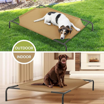 MoNiBloom Elevated Dog Bed for Large Dogs 54 Inches