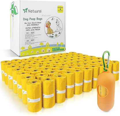 Poop Bags for Dogs-1050 Counts 70 Rolls 9x13 Inch, 100% Leak