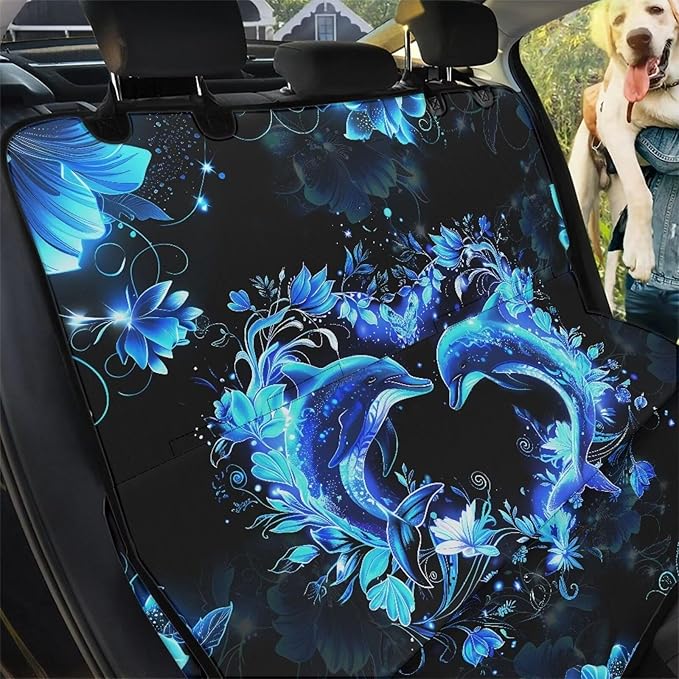 AFPANQZ Dolphin Design Dog Cat Seat Cover Bucket