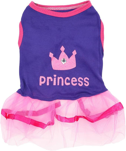 4 Packs Small Dog Dress Puppy Dresses Pet Small Dogs Shirt Girl Dog Clothes Dresses for Girls