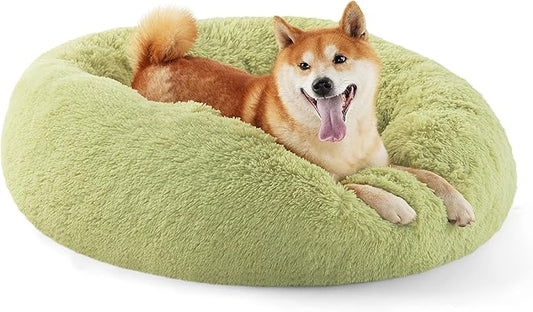 Bedsure Calming Dog Bed for Medium Dogs 45 lbs 30 inches