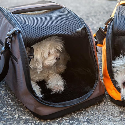 Sleepypod Air - Airline Approved Pet Carrier and Crash-Tested Car Seat for Cats and Dogs up to 18 lbs (Dark Chocolate)