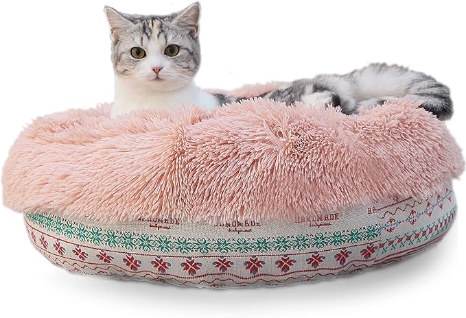 Puppy Beds for Small Dogs Washable19 Inches Pink 10 lbs