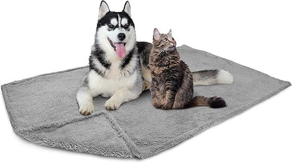 PetAmi Fluffy Waterproof Dog Blanket for Medium Large Dogs 40x60)