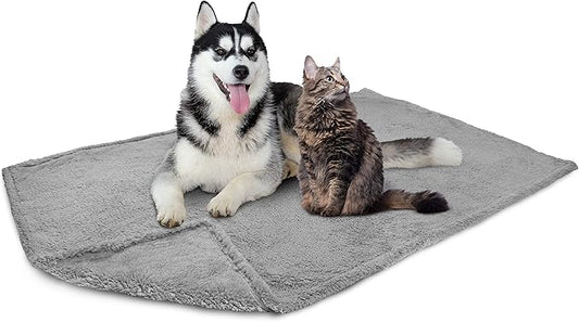PetAmi Fluffy Waterproof Dog Blanket for Bed Large Dogs 60x80)