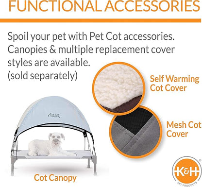 K&H Pet Products Coolin' Pet Cot 25 X 32 X 7 Inches