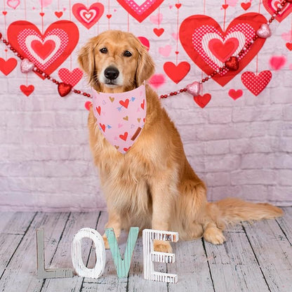 ADOGGYGO Valentine's Day Dog Bandana
