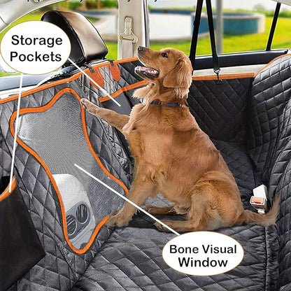 SORKUT Dog Car Seat Cover Waterproof Car Seat 600D Heavy