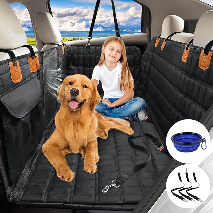 ZXYFE Back Seat Extender for Dogs 40% More