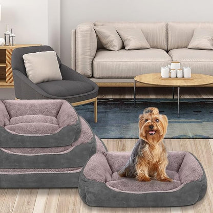 PUPPBUDD Dog Beds for Medium Dogs