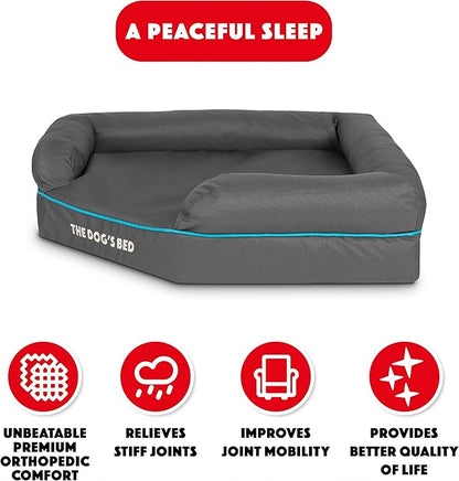 The Dog’s Bed Orthopedic Memory Foam Waterproof Corner Dog Bed