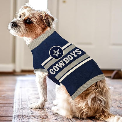 Pets First NFL Dallas Cowboys Dog Sweater (DAL-4179-XL)