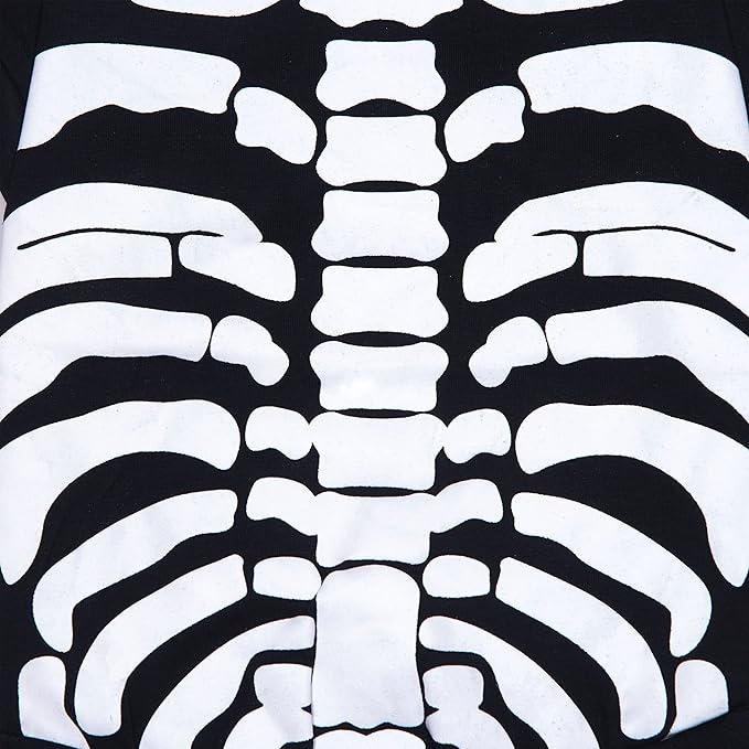 Halloween Skeleton Costumes for Pets Dogs Cats Funny Pets Kitten Puppies Dress Up Apparel Clothes (Skeleton,M)