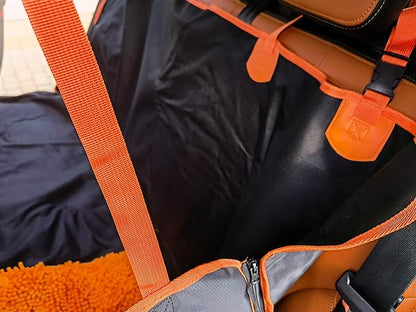 Dog Car Seat Comes with Detachable Sniffle Mat