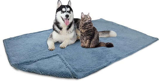 PetAmi Fluffy Waterproof Dog Blanket for Bed Large Dogs 60x80)