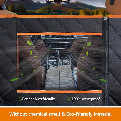 iBuddy Dog Back Seat Extender Hard Bottom Dog 400LB Protect