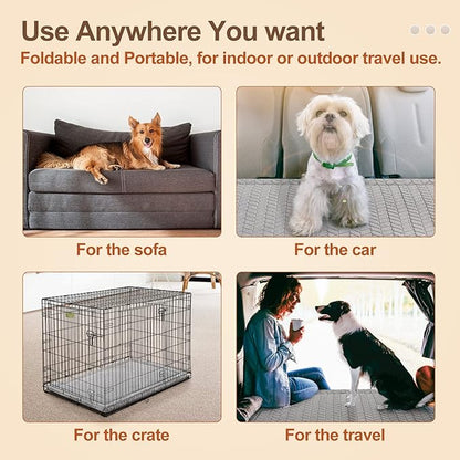 BEAUTYZOO Dog Crate Mat Pad 42" x 28"