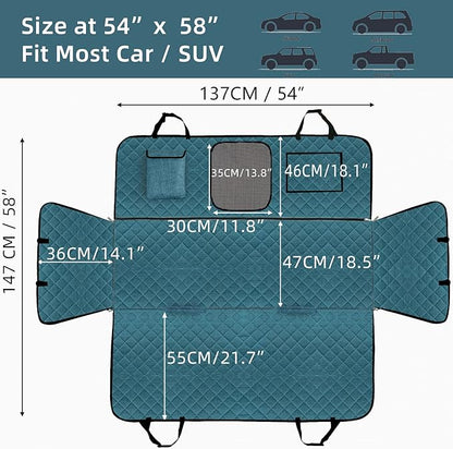 Dog Car Seat Cover-Back Seat Dog Cover