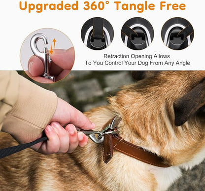 Retractable Dog Leash 360° Tangle 10/16 ft 33 lbs