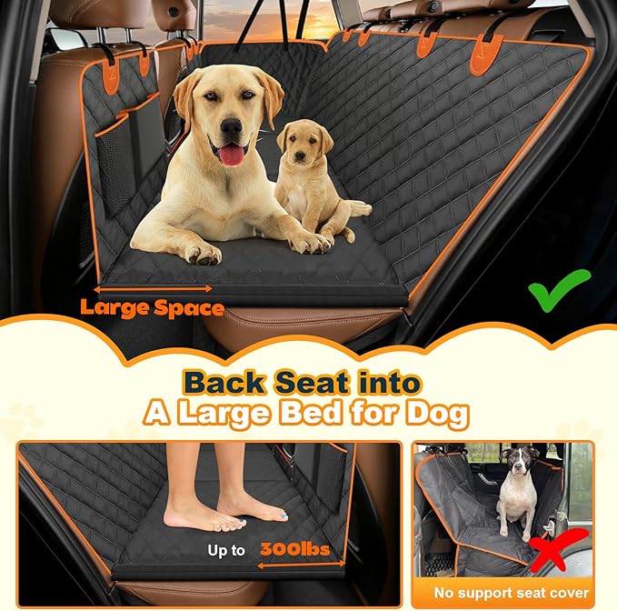 Back Seat Extender for Dog 300lb, Waterproof