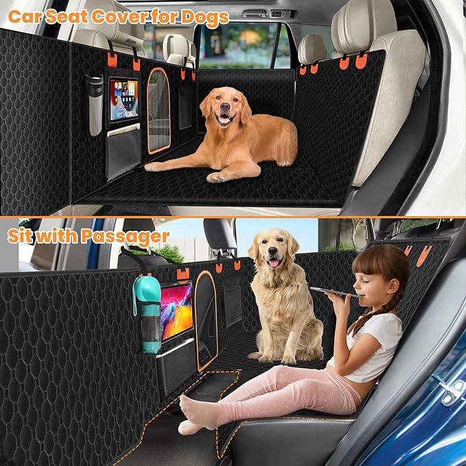 Senose Backseat Cover for Dogs in Car