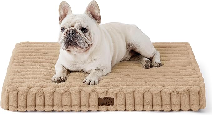 Bedsure Orthopedic Dog Bed for Medium Dogs (30x20, Tuscan