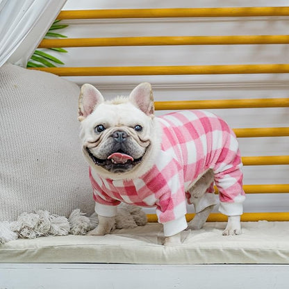 SCENEREAL Dog Pajamas for Small to Large Dogs Soft Pet Sweater Clothes Warm Puppy Onesie Outfits for Doggie Winter Christmas