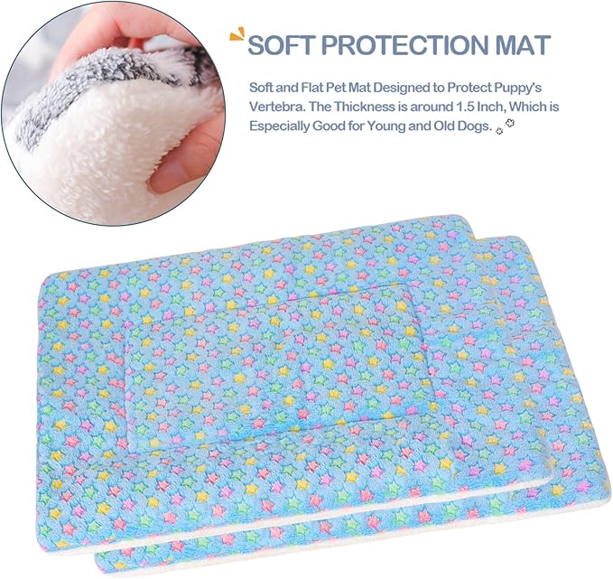 Soft Flannel Thickened Pet Soft Fleece Pad Pet Cover(30 * 22in X-Large)