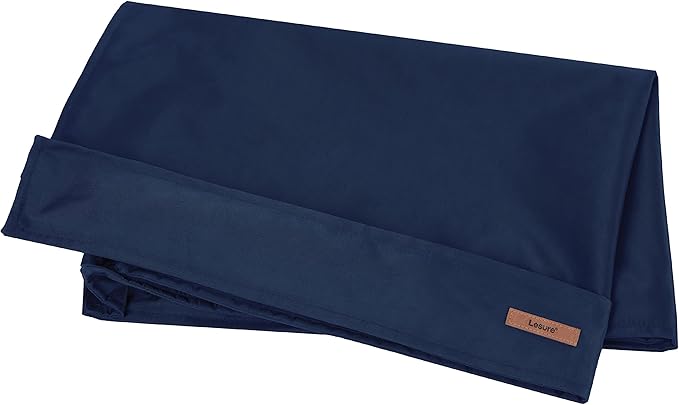 Lesure Water-Resistant Dog Bed Cover - Medium Dog Bed Removable Cover, Replacement Washable, Dog Bed Covers for Pet Mat Bed, 30x20x3 Inches