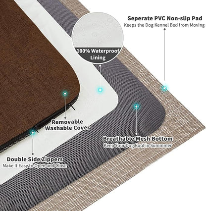 Panku Extra Large 42inch Dog Bed 41x29x2)