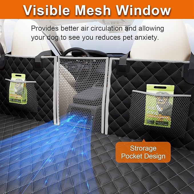 Back Seat Extender for Dogs 270lbs)