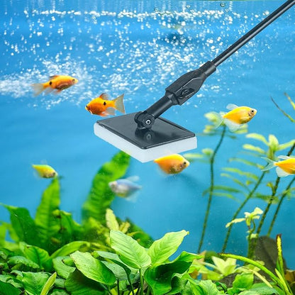 Aquarium Cleaning Tools 7 in 1 Fish Tank Cleaning Kit with Adjustable Telescopic Handle Multipurpose Fish Tank Cleaning