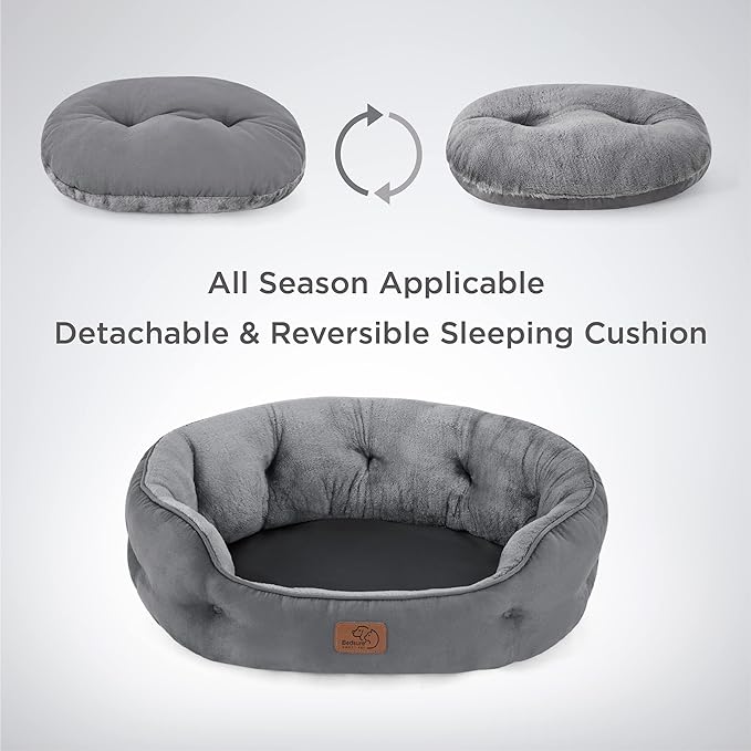 Bedsure Dog Beds for Small Dogs 25 Inches,